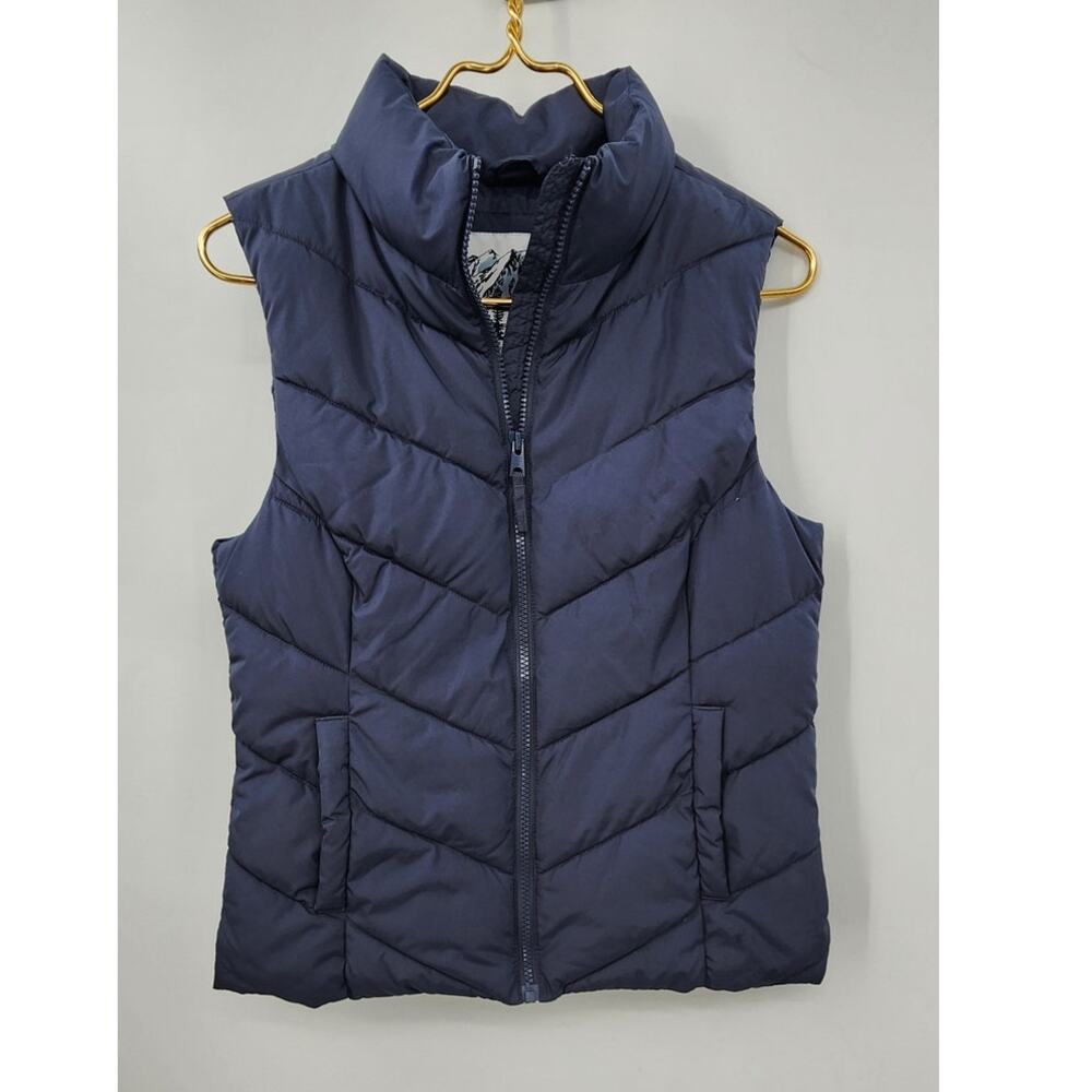 Cole Haan Women's Puff‎ Vest Size XS Navy Comfy Outdoors Winter